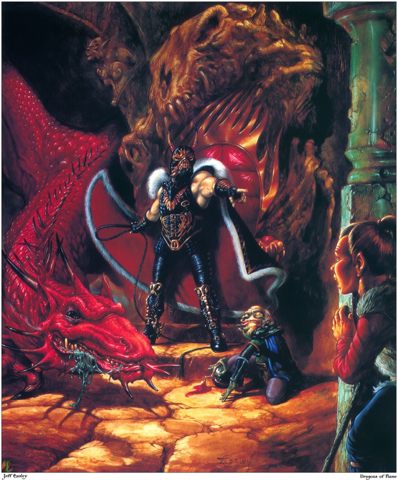 Artworks Advanced Dungeons & Dragons: Dragons of Flame Illustration du