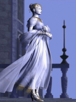 Artworks Final Fantasy V Reina/Lenna dans abit de cérémonie