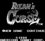 Screenshots Rolan's Curse L'écran-titre