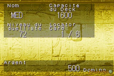 Screenshots Yu-Gi-Oh! Les Cartes Sacrées