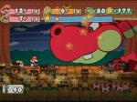 Screenshots Paper Mario : La Porte Millénaire Comme quoi même ce grand dragon a peur des grenouilles...