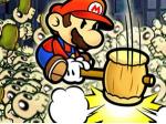 Screenshots Paper Mario : La Porte Millénaire Mario s'ennuie alors il fait jongler des squelettes