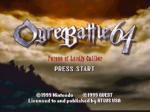 Screenshots Ogre Battle 64: Person of Lordly Caliber C'est là que tout commence...