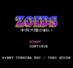 Screenshots Zoids: Chuuou Tairiku no Tatakai 