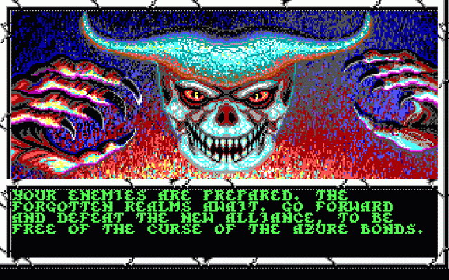 Screenshots Advanced Dungeons & Dragons: Curse of the Azure Bonds