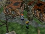 Screenshots Shining Force III scenario 3 Un village traversé lors du scénario 1... Il était encore en état