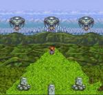 Screenshots GOD: Mezameyo to Yobu Koe ga Kikoe L'invasion des UFOs au début du jeu.