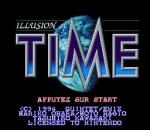 Screenshots Illusion of Time Même l'écran-titre était traduit!