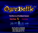 Screenshots Ogre Battle: The March of the Black Queen L'écran-titre