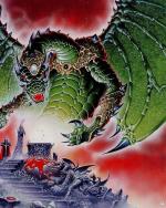 Artworks Drakkhen Illustration du jeu par Philippe Cazaumayou