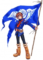 Artworks Skies of Arcadia Vyse