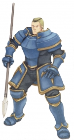 Artworks Fire Emblem: Fuuin no Tsurugi Barth