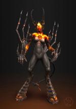 Artworks Heroes of Might & Magic V Biara, héros inferno