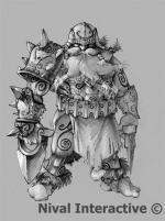 Artworks Heroes of Might & Magic V: Hammers of Fate Berserker, unité naine