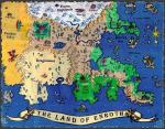 Artworks Might & Magic VI: The Mandate of Heaven La carte d'Enroth (le même monde qu'Heroes 2)