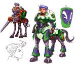 Artworks Shining Force III scenario 1 Dantares