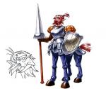 Artworks Shining Force III scenario 3 Donhort