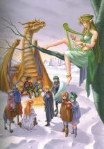 Artworks Shining Force III scenario 3 Un repos bien mérité