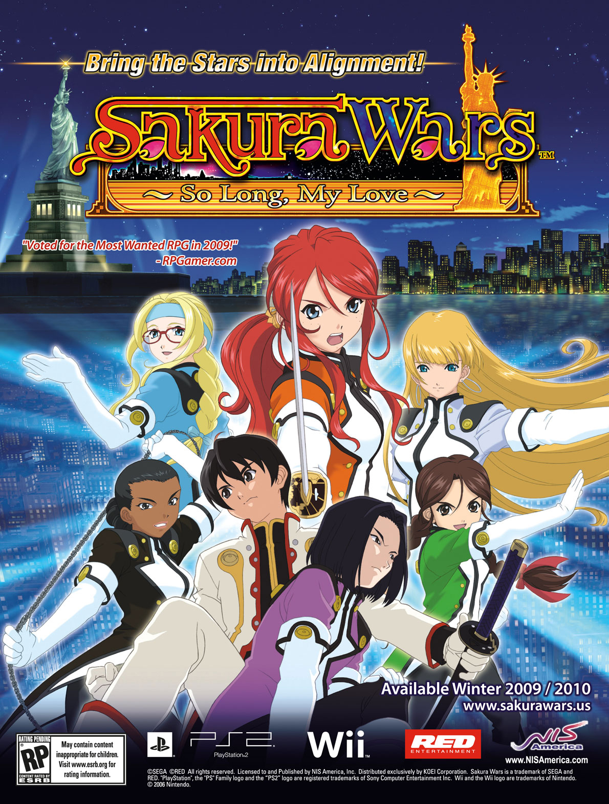 Sakura Wars So Long, My Love Wii Scans, images Legendra RPG Sakura Wars So Long, My Love Wii Scans, images Legendra RPG