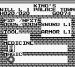 Screenshots Knight Quest La fiche du héros, indispensable !