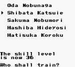 Screenshots Nobunaga's Ambition: Game Boy Edition 