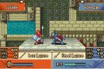 Screenshots Fire Emblem: The Sacred Stones Ephraim se bat avec des lances