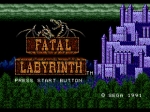 Screenshots Fatal Labyrinth L'écran-titre, peut-être ce qu'il y a de plus réussi dans le jeu