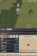 Screenshots Legacy of Ys: Books I & II Ys Book I - Vous ne rêvez pas, on peut donner un coup d'épée si l'on joue sans stylet !