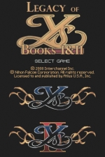 Screenshots Legacy of Ys: Books I & II L'écran-titre