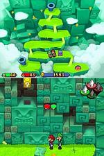 Screenshots Mario & Luigi: Partners In Time Aplatie comme des crêpes, les bébés accèdent des zones sensibles