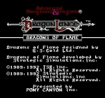 Screenshots Advanced Dungeons & Dragons: Dragons of Flame 