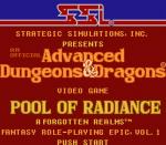 Screenshots Advanced Dungeons & Dragons: Pool of Radiance 
