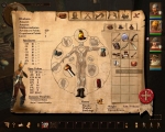 Screenshots Drakensang: L'Oeil Noir Votre feuille de personnage : l'inventaire