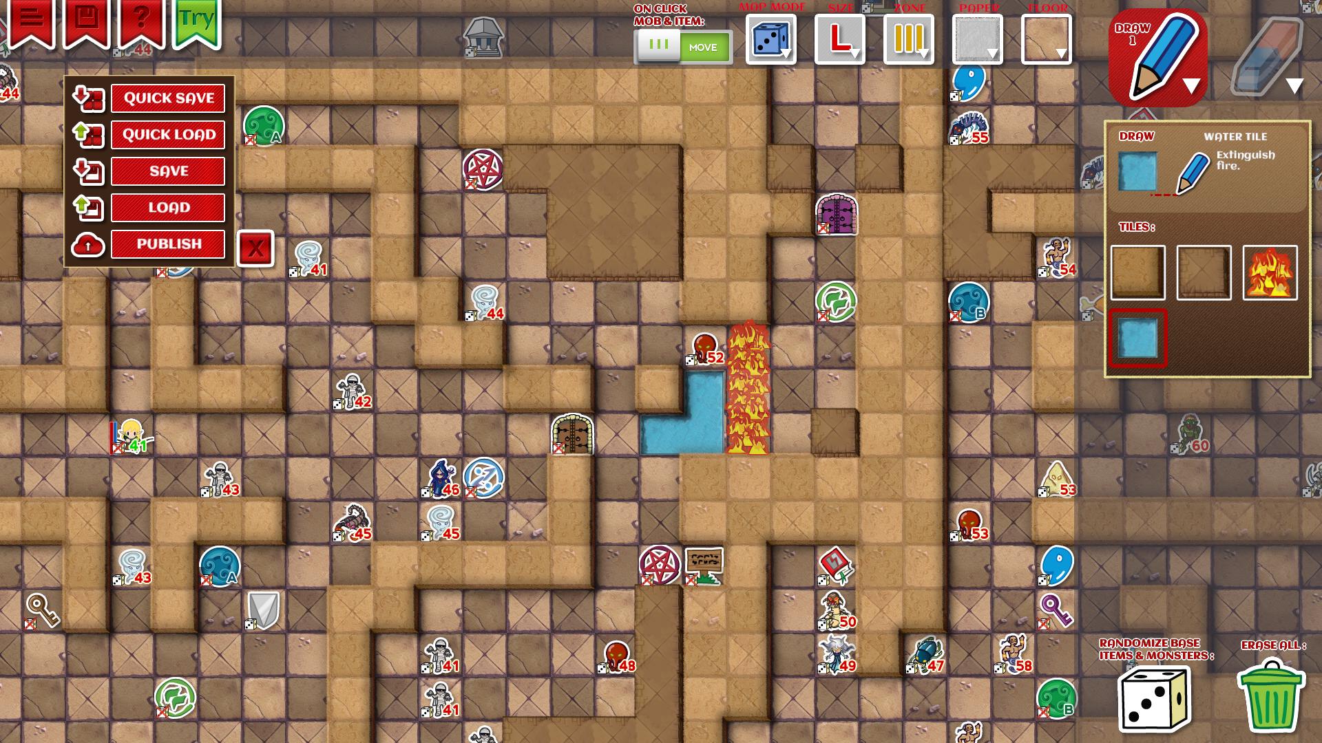 Paper Dungeons Galeries Legendra RPG