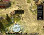 Screenshots Titan Quest Un portail de ville ouvert grâce à la pierre de portail