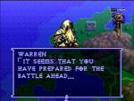 Screenshots Ogre Battle: The March of the Black Queen Lui, c'est Warren et il est relou avec ses conseils...