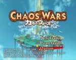 Screenshots Chaos Wars L'écran-titre