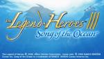 Screenshots The Legend of Heroes III: Song of The Ocean L'écran titre