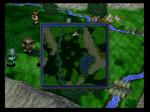 Screenshots Shining Force III scenario 1 On a toujours une carte disponible lors des combats pour bien repérer toutes les troupes