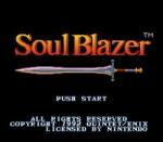 Screenshots Soul Blazer L'écran-titre donne le ton au jeu: basique