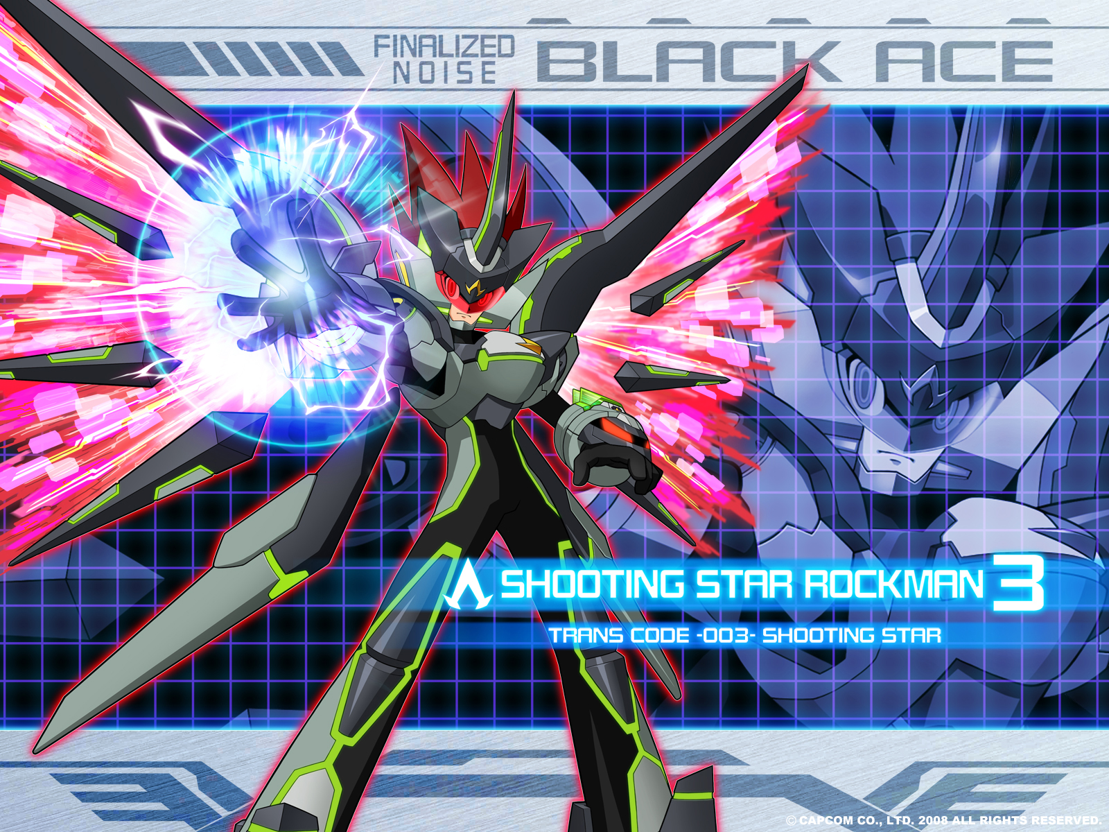 流星のロックマン3 BLACK ACE ブラックエース 流星のロックマン3